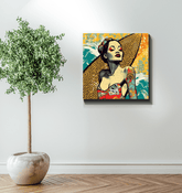 Wave Rider Canvas Print - Beyond T-shirts