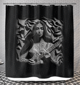 Trailblazers' Tapestry Shower Curtain