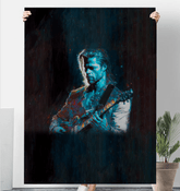 NS-815 Sherpa Blanket in elegant cream color, perfect for cozy evenings.