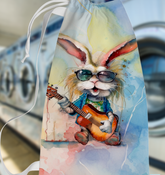Guitarist's Gleeful Grooves Laundry Bag