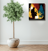 Harmonious Melodies - Abstract Music Canvas Art - Beyond T-shirts