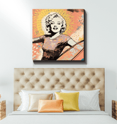 Surfing 5 01 Wrapped Canvas displayed on wall