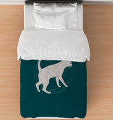 Elegant Feline Slumber Design
