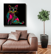 Mysterious Gaze Canvas Print - Beyond T-shirts