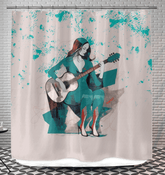 Runway Elegance Fashion Shower Curtain - Beyond T-shirts