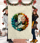 Hip-Hop Graffiti Sherpa Blanket