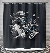 Fugue Flow Shower Curtain