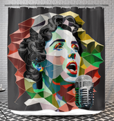 Punks Not Dead Shower Curtain