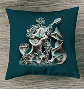 Folklore Fabric Indoor Pillow