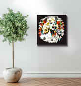 Jazz Echoes Wrapped Canvas