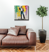 Subtle Abstraction Wrapped Canvas