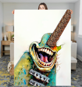 Violist’s Velvety Veil Sherpa