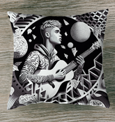 Serenade in the Garden Outdoor Pillow