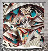 Electro Euphoria Shower Curtain