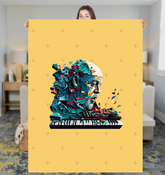 Rock & Roll Resonance Sherpa Blanket