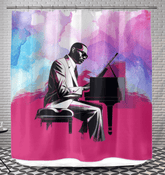 Runway Radiance Fashion Shower Curtain - Beyond T-shirts