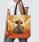 CB6-15 Basketweave Tote Bag - Front View