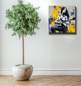 Whispers of Dreams Minimalist Abstract Wrapped Canvas