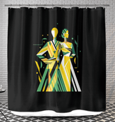 Vogue Artistry Shower Curtain - Beyond T-shirts