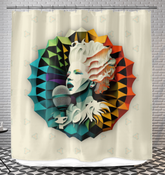 Salsa Swirls Shower Curtain