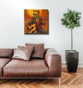 Kitty Cat Serenity Wrapped Canvas