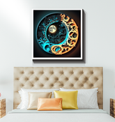 Abstract Spirit and Matter artwork on wrapped canvas.