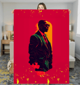 Red Carpet Ready Fashionable Sherpa Blanket - Beyond T-shirts