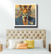 Detective Dog Art Print - Living Room Display.