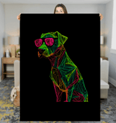 Energetic Doggie Spirit Sherpa Blanket - Beyond T-shirts