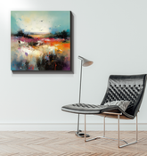 Lakeside Serenity Canvas Art Print