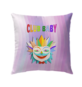 Cinderella’s Carriage Ride Outdoor Cushion on a patio chair