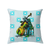 Serene Garden pillow with floral design for indoor decor