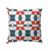 Vibrant Diamond Meadow Outdoor Pillow
