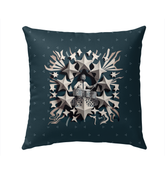 Vibrant Violin Volumes Outdoor Pillow