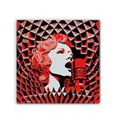 Melodic Mural Wrapped Canvas