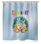 Fairy Tale Carousel Shower Curtain with enchanting carousel design