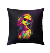 Runway Chic Fashion Outdoor Pillow - Beyond T-shirts