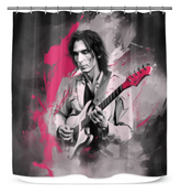 Desert Mirage Minimalist Abstract Shower Curtain - Stylish bathroom decor.