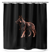 Majestic Husky Winter Scene