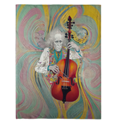 Sunshine Symphony Sherpa Blanket with vibrant colors