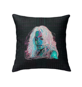 Garden of Dreams Indoor Pillow on an elegant sofa.