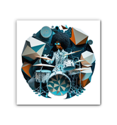 Bassline Beauty Wrapped Canvas