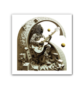 Rhythmic Resonance Wrapped Canvas