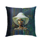 Boho Harmony Beyond Style Outdoor Pillow with bohemian design.