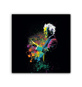 Close-up of Rose Petal Parade canvas art.