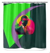 Retro Glamour Shower Curtain - Beyond T-shirts