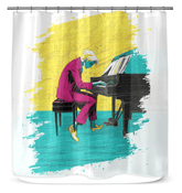 Bluesy Elegance Shower Decor - Beyond T-shirts