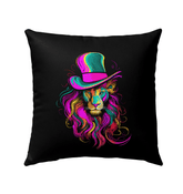 Lion's Gaze Outdoor Pillow - Beyond T-shirts