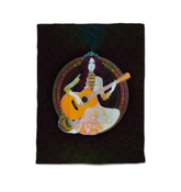 Orchid Oasis Comforter on a bed, showcasing its plush, luxurious texture and vibrant design.