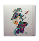 Cosmos Carnival Wrapped Canvas - Room Decor